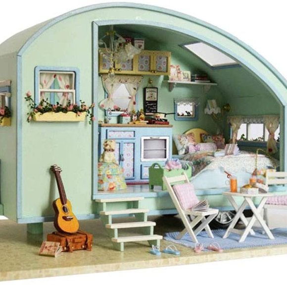 Other - MAGQOO 3D Wooden Dollhouse Miniature DIY House